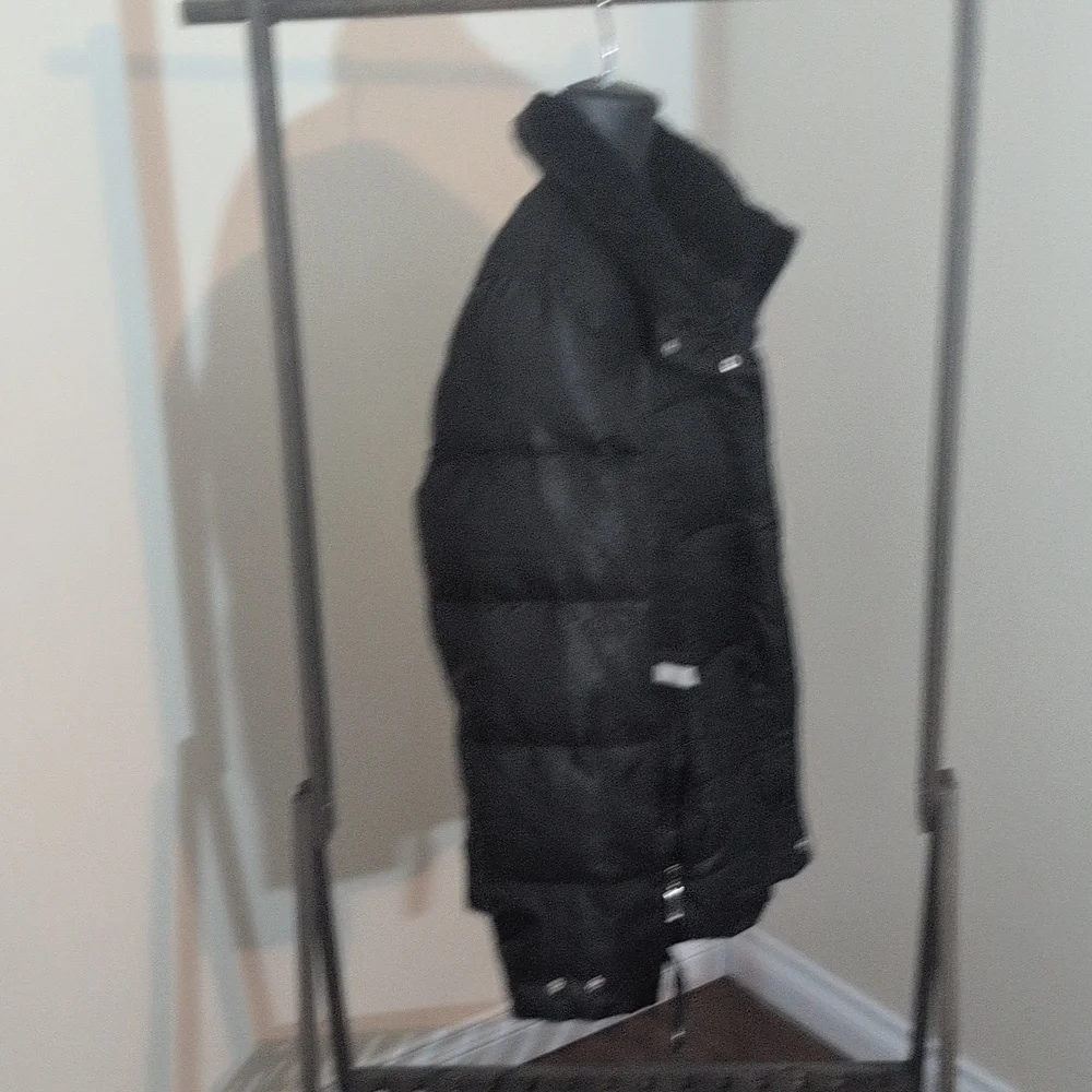 Platinum | Black Winter Jacket With Silver Details - Picture 2 of 16